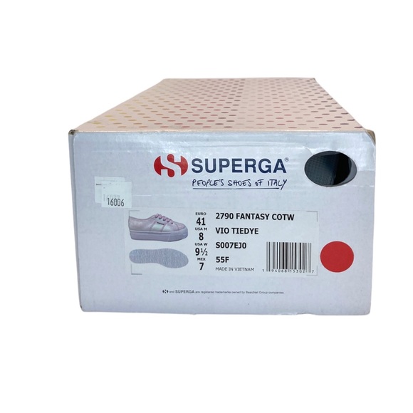 Superga Fantasy Tie-Dye Low Top Platform Sneakers 9.5 - Picture 11 of 11